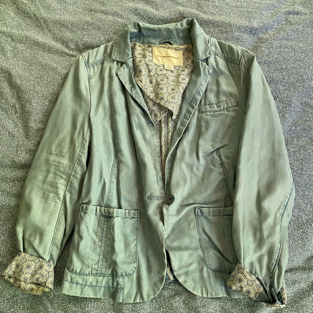 Pilcro Denim Blazer